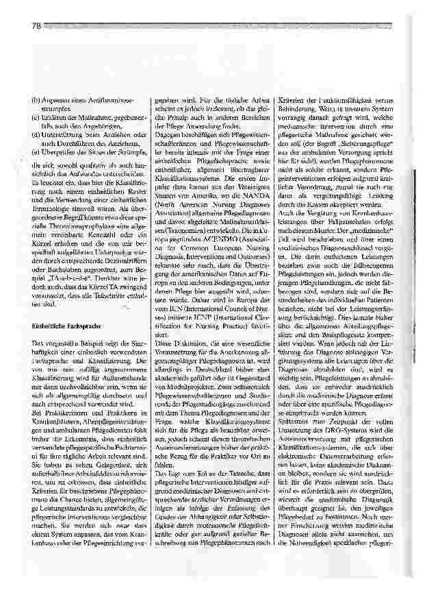 Vorschauseite 3: Einheitlichkeit ist sinnvoll. Professionalisierung der Pflegeberufe durch Klassifikationssysteme?