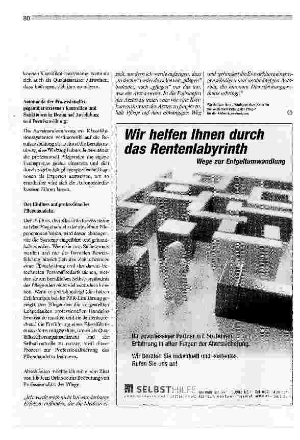 Vorschauseite 5: Einheitlichkeit ist sinnvoll. Professionalisierung der Pflegeberufe durch Klassifikationssysteme?
