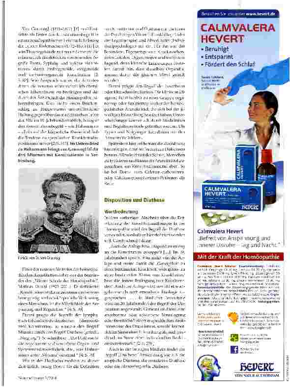 Vorschauseite 3: Konstitutionsund MiasmenTheorien im Wandel der ZeitIhre Bedeutung für die Homöopathie Hahnemanns