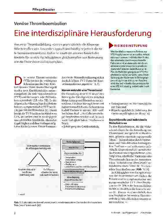 Vorschauseite 1: Eine interdisziplinäre Herausforderung