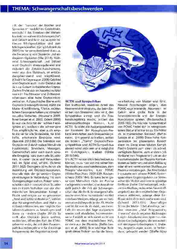 Vorschauseite 2: Schwangerschaftsbeschwerden und Neuroendokrinologie