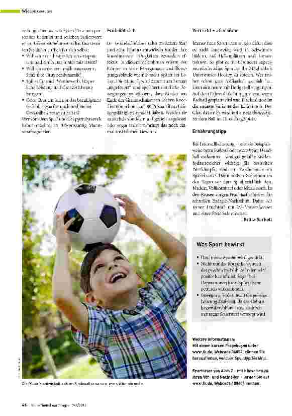 Vorschauseite 3: Mannschaftssport -ja oder nein?