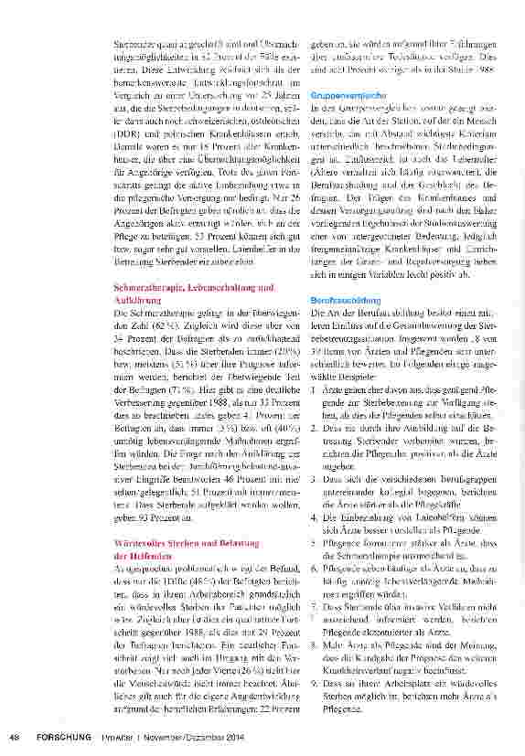 Vorschauseite 3: Gießener Studien über Sterbeorte in Deutschland Teil I: Das Krankenhaus