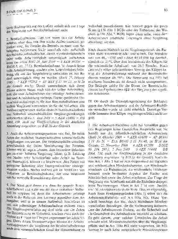 Vorschauseite 5: Vergütung für geleistete Bereitschaftsdienste eines ArztesBundesarbeitsgericht, Urteil vom 28. Januar 2004 - 5 AZR 530/02 -