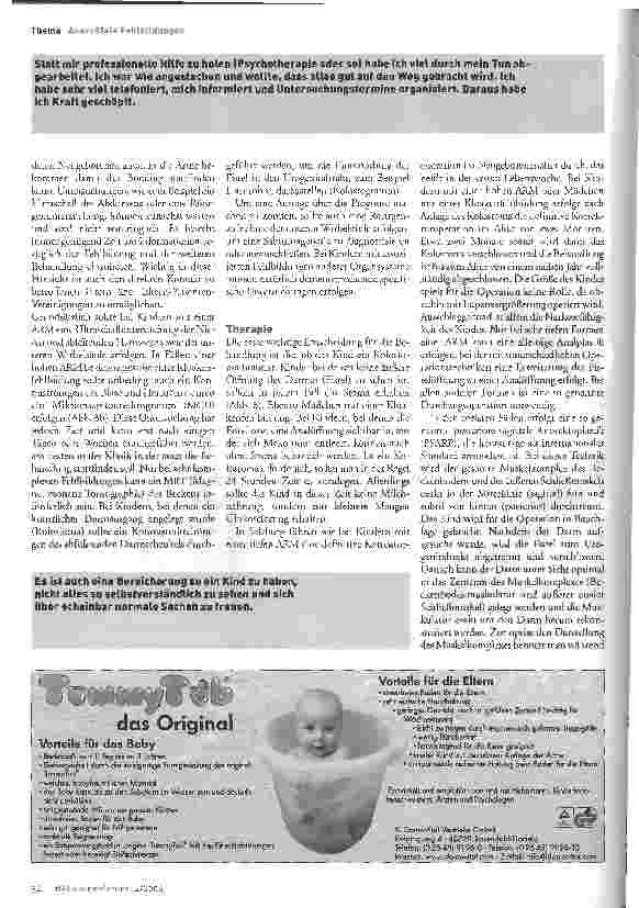 Vorschauseite 4: Anorektale Fehlbildungen