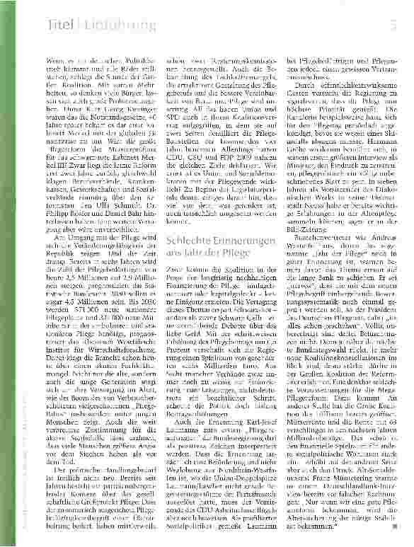 Vorschauseite 2: Meisterprüfung für den Minister