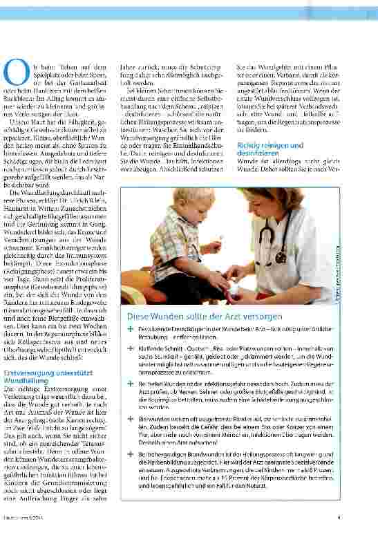 Vorschauseite 2: Kleine Wunden gut versorgt