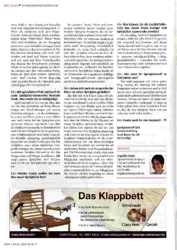 Vorschauseite 4: Inklusion auf dem Spielplatz