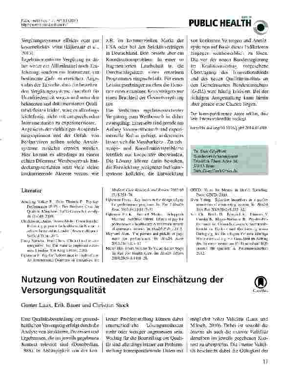 Vorschauseite 2: Ergebnisorientierte Vergütung: Pay for Performance