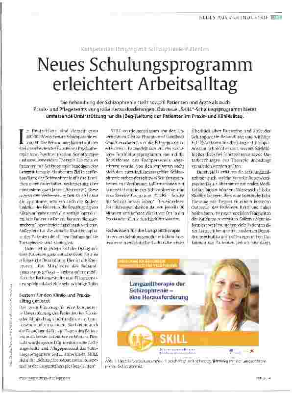 Vorschauseite 1: Neues Schulungsprogramm erleichtert Arbeitsalltag