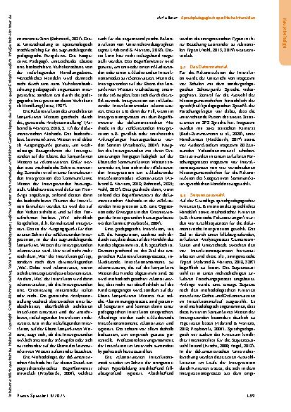 Vorschauseite 4: Sprachpädagogisch spezifische Interaktion Eine explorative Studie zur pädagogischen Interaktionsgestaltung im Unterricht des sonderpädagogischen Schwerpunkts Sprache