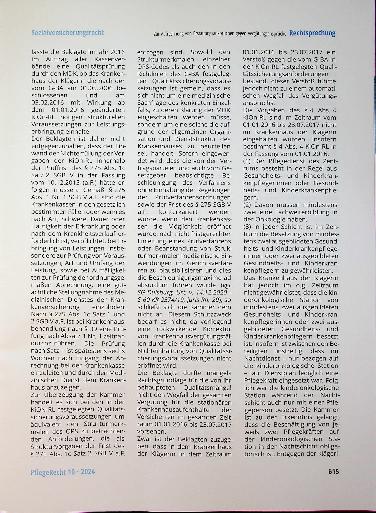 Vorschauseite 6: Zur Aufrechnung von Erstattungsansprüchen gegen Vergütungsansprüche aus anderen Behandlungsfällen.