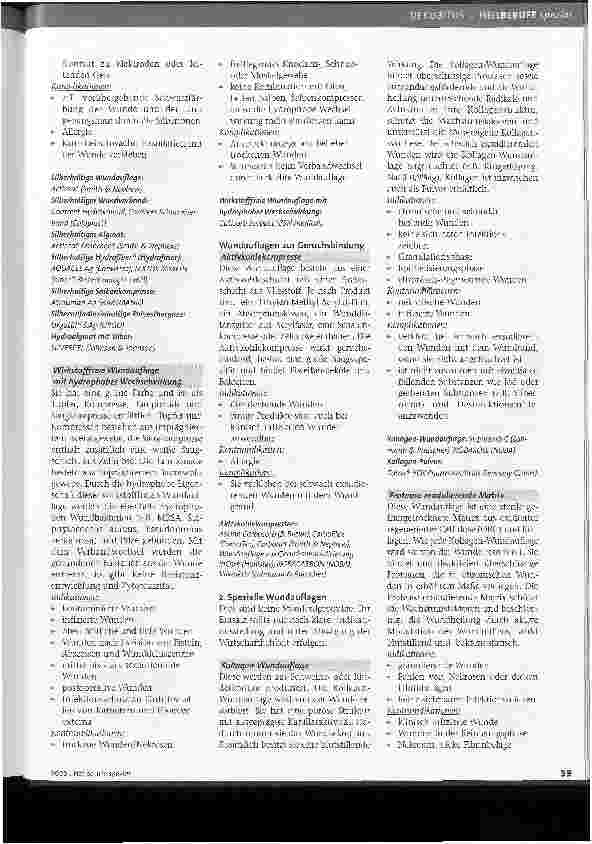 Vorschauseite 5: Wundauflagen und Indikationen