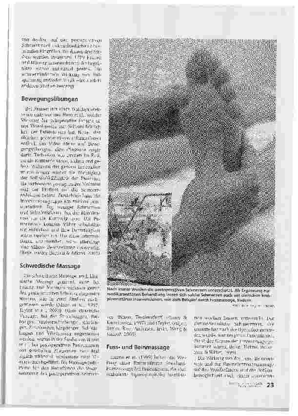 Vorschauseite 2: Komplementäre TherapienEntspannungen und Massagen gegen den Schmerz