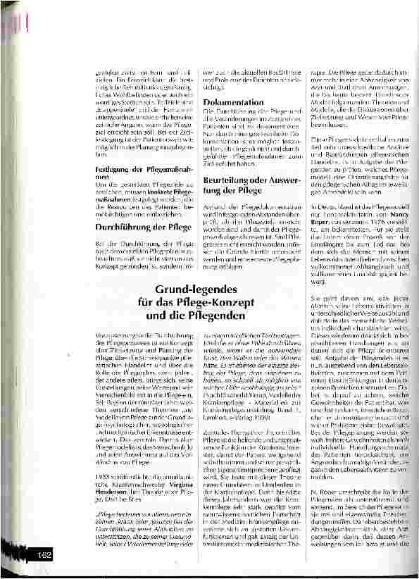 Vorschauseite 3: Pflege der Zukunft - Zukunft der Pflege