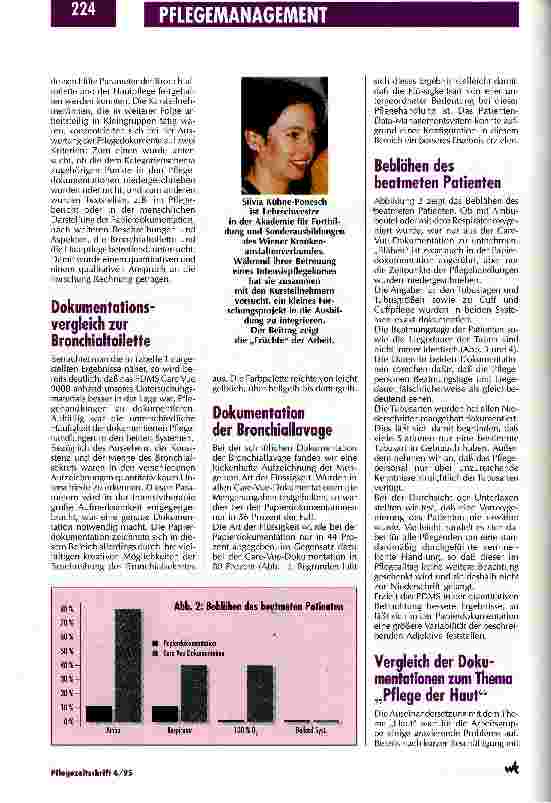 Vorschauseite 2: Vergleich zweier Dokumentationssysteme Pflegedokumentation