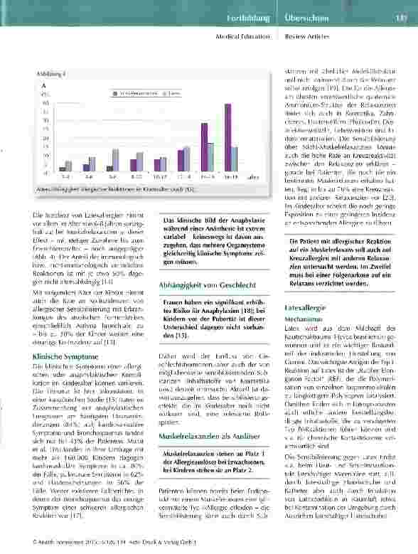 Vorschauseite 6: Allergie und Anaphylaxie in der Kinderanästhesie