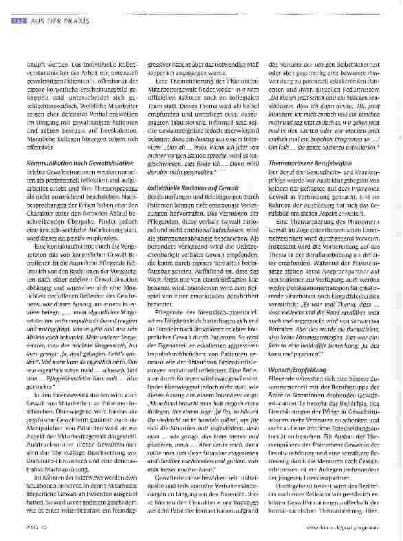 Vorschauseite 4: Das Phänomen Gewalt in der Forensischen Psychiatrie