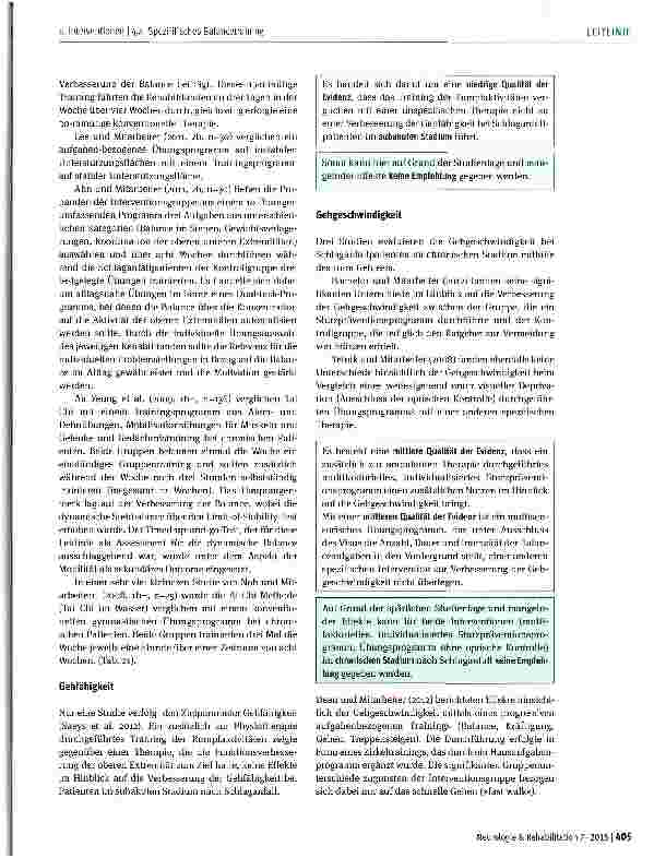 Vorschauseite 3: Spezifisches Balancetraining