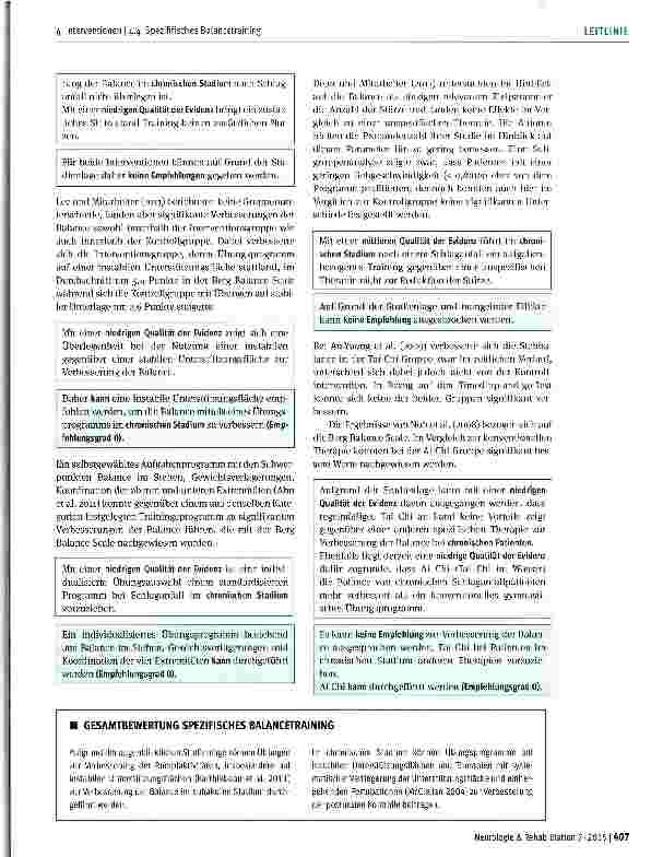 Vorschauseite 5: Spezifisches Balancetraining
