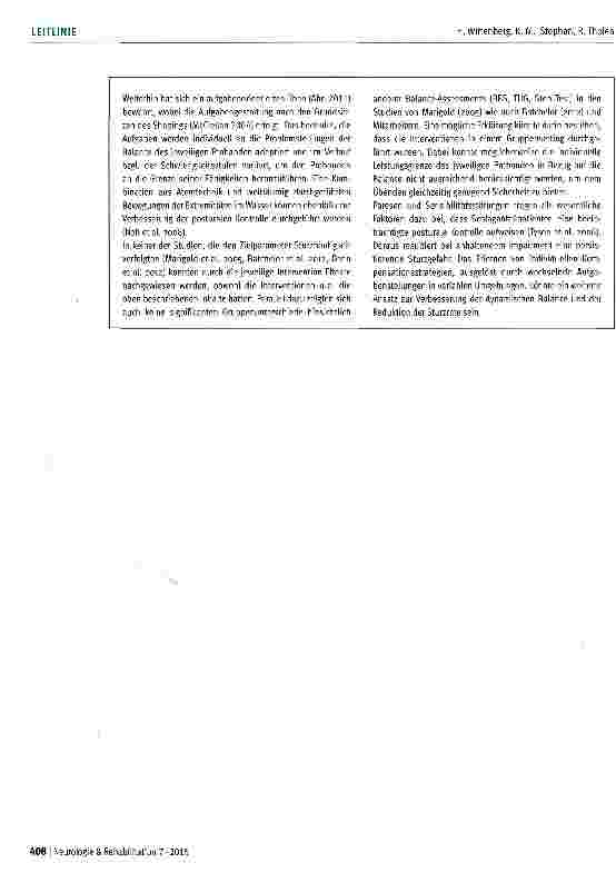 Vorschauseite 6: Spezifisches Balancetraining