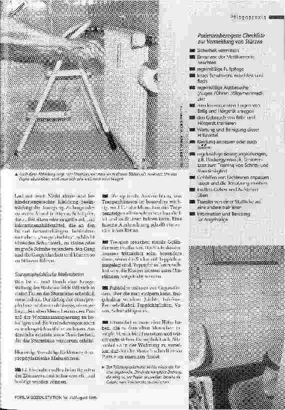Vorschauseite 2: Wenn der Schatten zum Stolperstein wird Sturzprophylaxe in der ambulanten Pflege