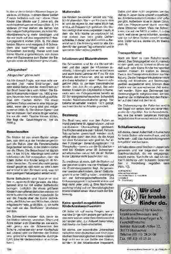 Vorschauseite 3: Frühgeborenenpflege in Kumamoto/Japan