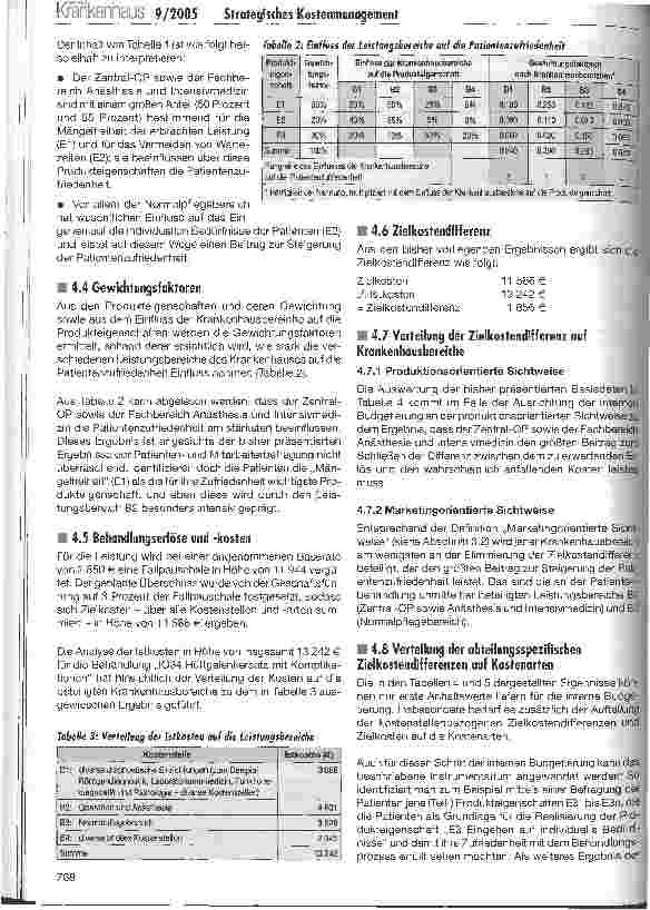 Vorschauseite 4: Strategisches Kostenmanagement unter DRG-BedingungenEin Beitrag zur internen Budgetierung