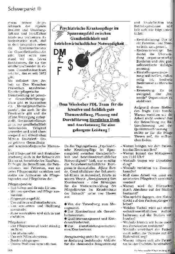 Vorschauseite 3: Neue Wege in der psychiatrischen Pflege 2. Europäisches Psychiatrisches Krankenpflegesymposium
