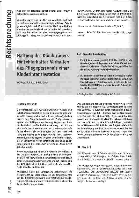 Vorschauseite 4: Übertragbarkeit und Verfallen von Ansprüchen auf Resturlaub