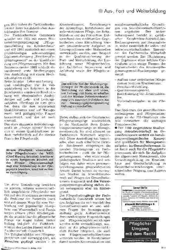 Vorschauseite 3: Das Osnabrücker Konzept für praxisbezogene Studiengänge