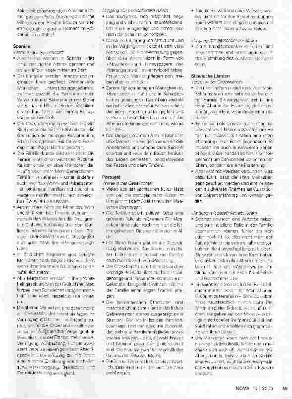 Vorschauseite 2: Werte des Alterns in fremden Kulturen