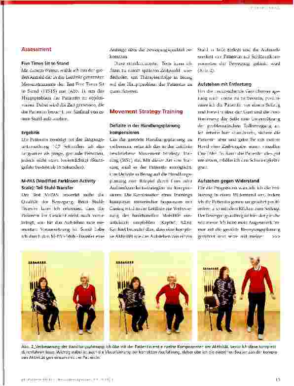 Vorschauseite 4: Europäische Leitlinie für die Physiotherapie bei Morbus Parkinson