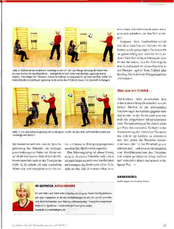 Vorschauseite 6: Europäische Leitlinie für die Physiotherapie bei Morbus Parkinson