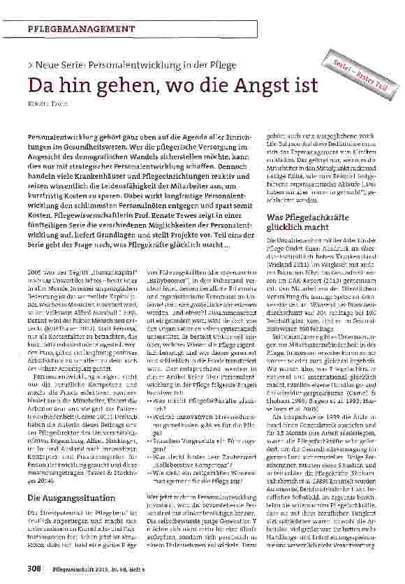 Vorschauseite 1: Da hin gehen, wo die Angst ist
