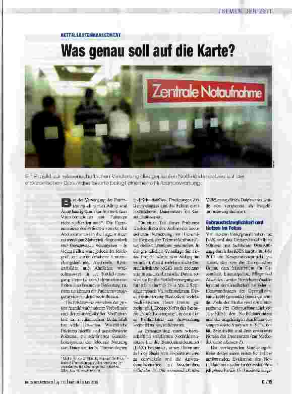 Vorschauseite 1: Was genau soll auf die Karte?