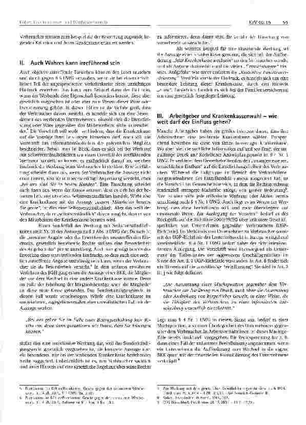 Vorschauseite 2: Krankenkassen und Wettbewerbsrecht