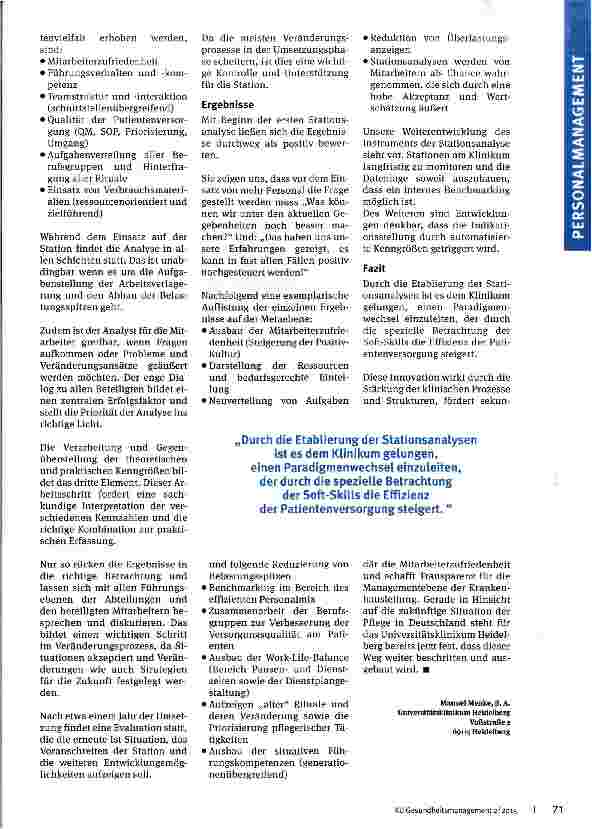 Vorschauseite 3: Ressourcenoptimierung durch Soft-Skills
