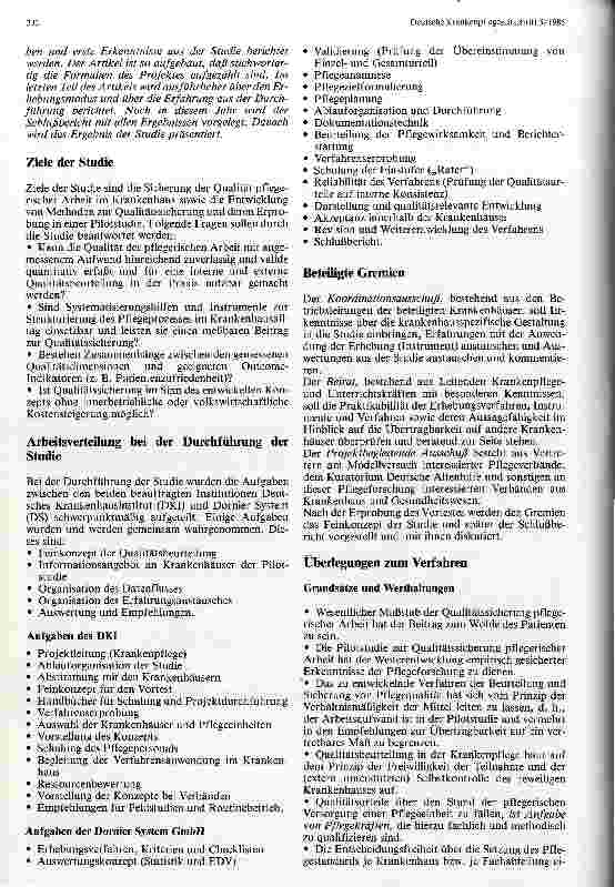 Vorschauseite 2: Qualitätssicherung pflegerischer Arbeit im Krankenhaus