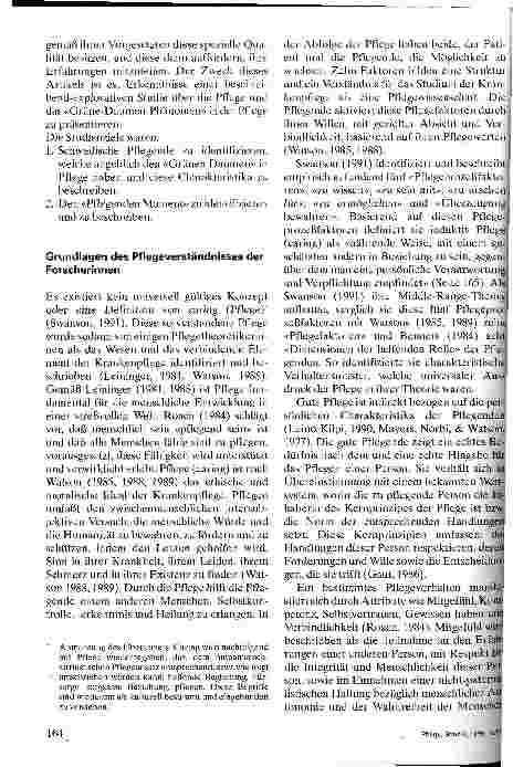 Vorschauseite 2: Der Pflegende Moment (Caring Moment) und das Grüne-Daumen-Phänomen bei Pflegenden in Schweden