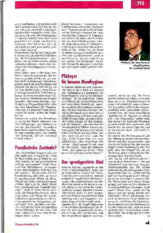 Vorschauseite 3: Die Schulung im Krankenhaus stellt Weichen