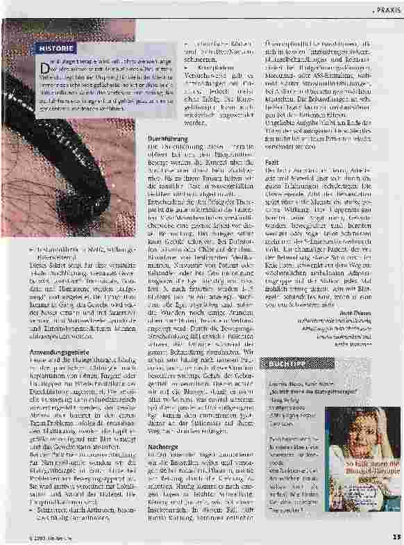 Vorschauseite 2: Effektiv gegen den Schmerz. Blutegeltherapie