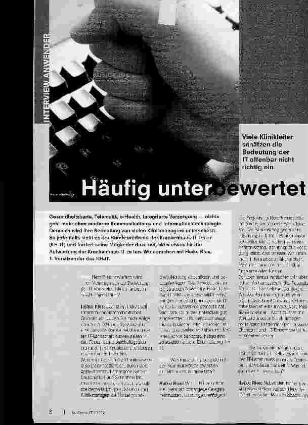 Vorschauseite 1: Häufig unterbewertet