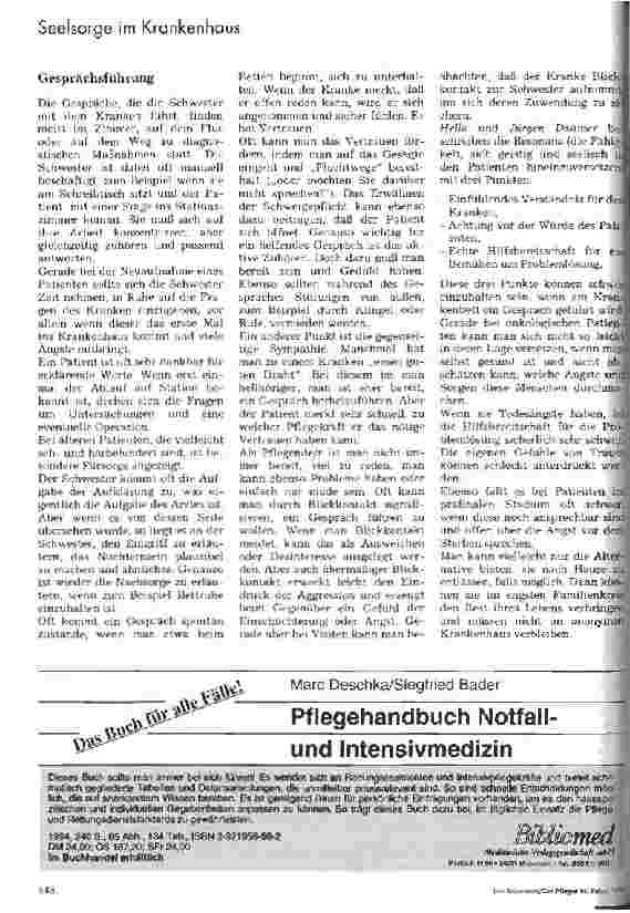 Vorschauseite 3: Gespräche mit Patienten
