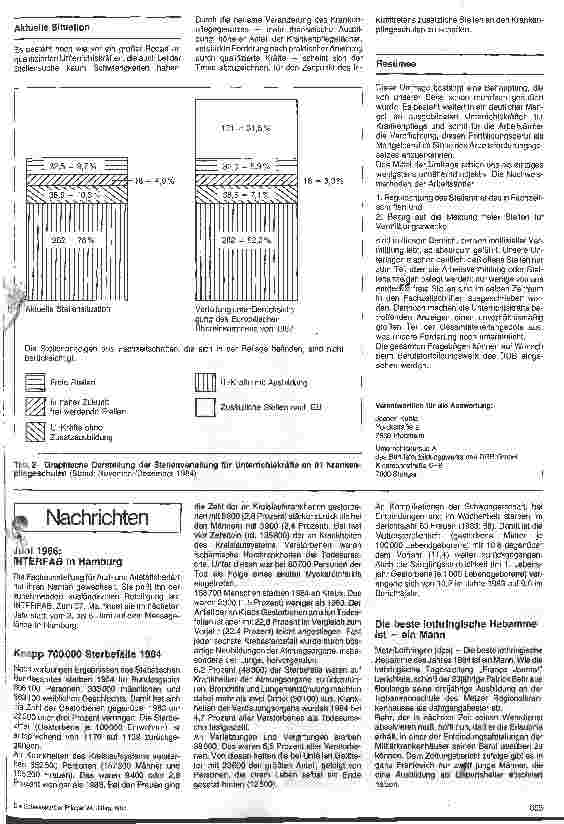 Vorschauseite 3: Untersuchung zur Feststellung der freien Stellen für Unterrichtskräfte an Krankenpflegeschulen