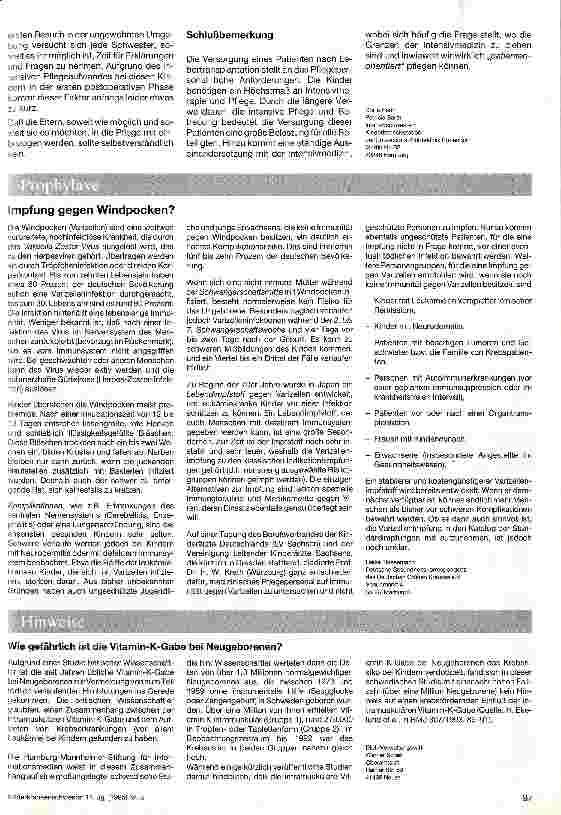 Vorschauseite 4: Pflege eines Patienten nach Lebertransplantation.