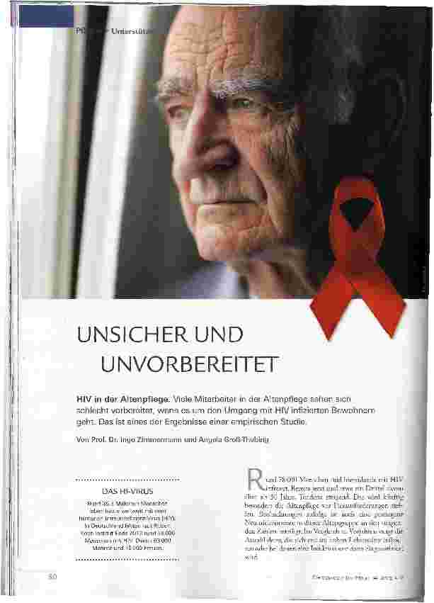 Vorschauseite 1: UNSICHER UND UNVORBEREITET