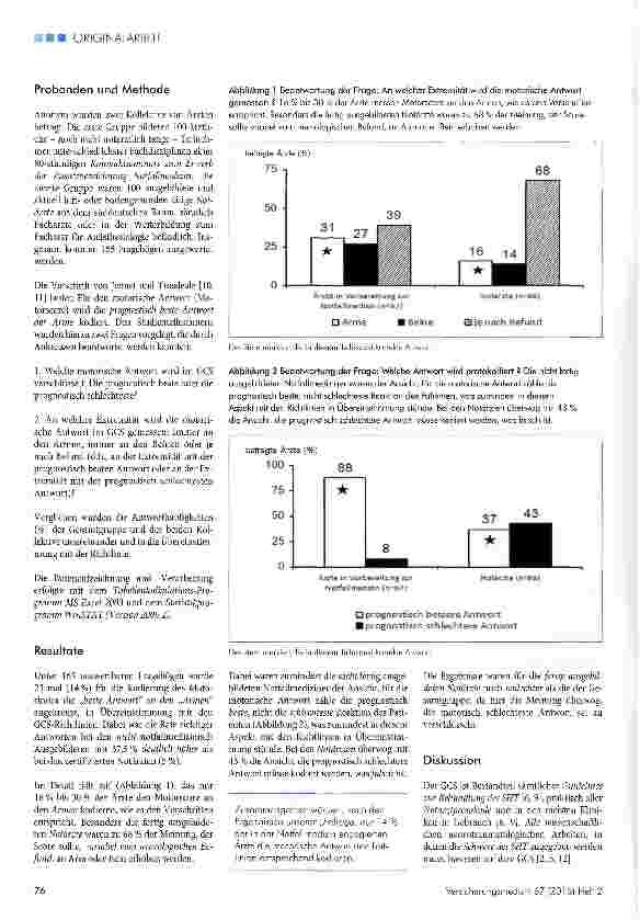 Vorschauseite 2: Wie kodieren Ärzte die motorische Antwort im Glasgow-Coma-Score?
