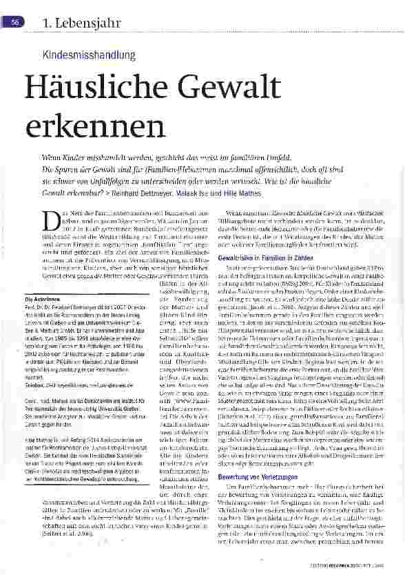 Vorschauseite 1: Häusliche Gewalt erkennen