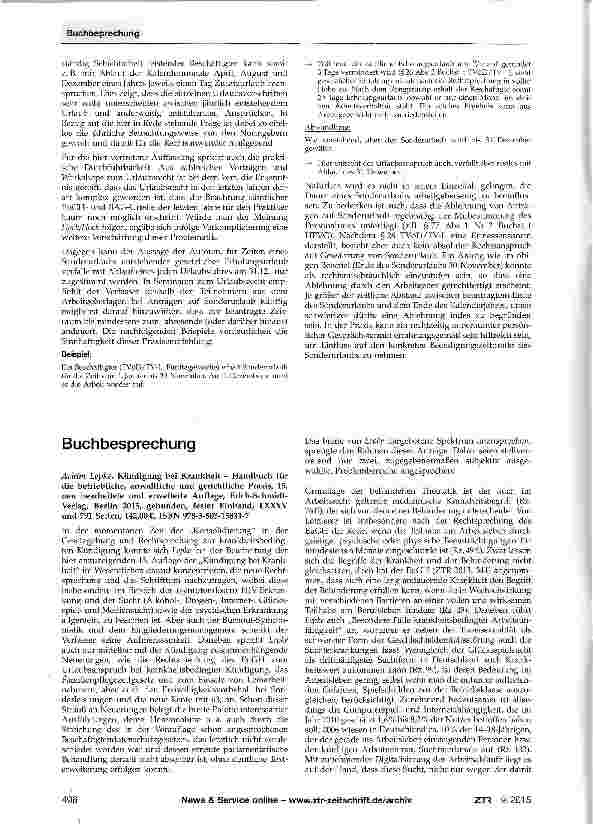 Vorschauseite 2: Berechnung des Urlaubsanspruchs im unterjährig ruhenden Arbeitsverhältnis